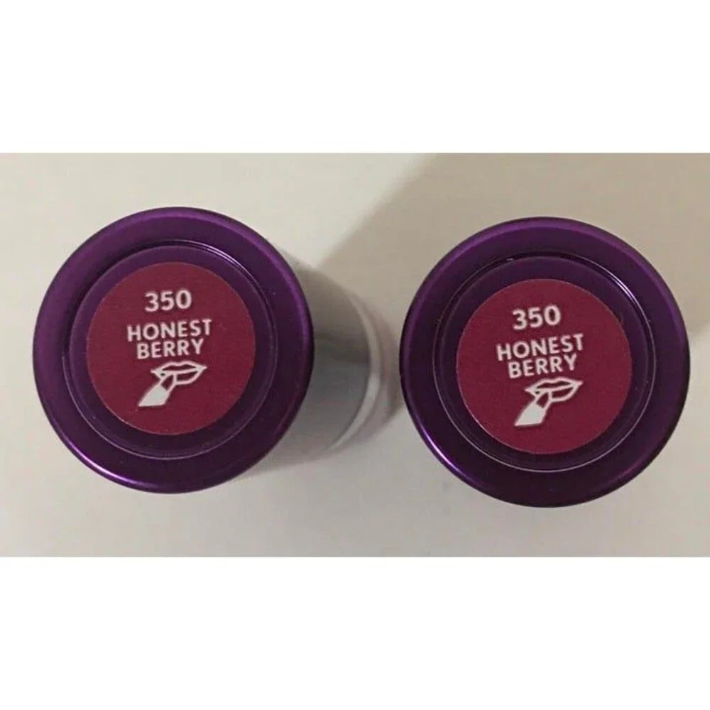 2x CoverGirl Simply Ageless Moisture Renew Core Lipstick #350 Honest Berry NEW